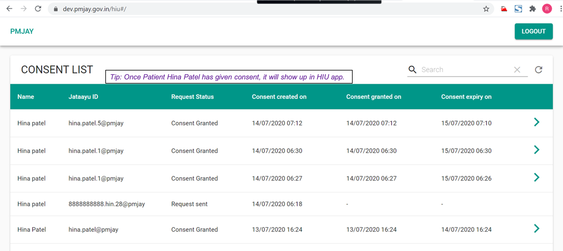 step 6 - user flow